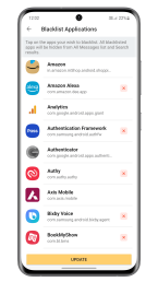 Blacklist Applications 12 Blacklist Applications uai