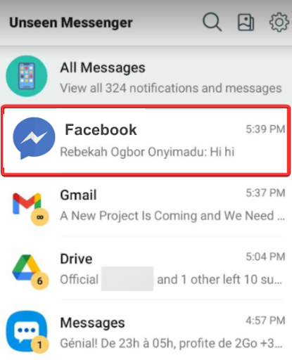 Deleted messages
